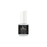 IBD Just Gel Polish Viva La Noche, a black glitter gel polish with rainbow sparkle for a glam night-out look.